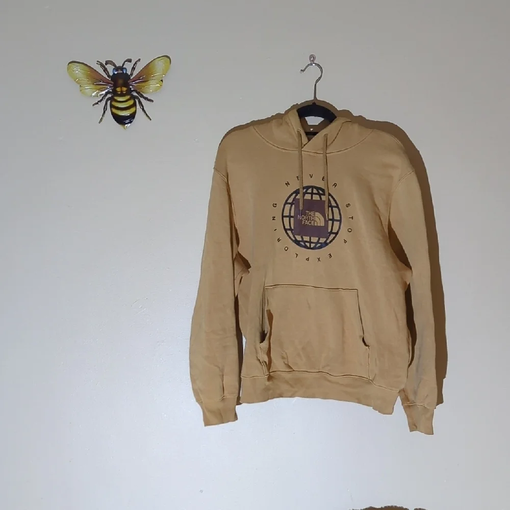 The North Face Tan Hoodie with Logo